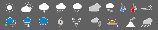 Weather icons