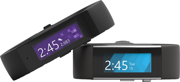 Microsoft Band 1 and 2