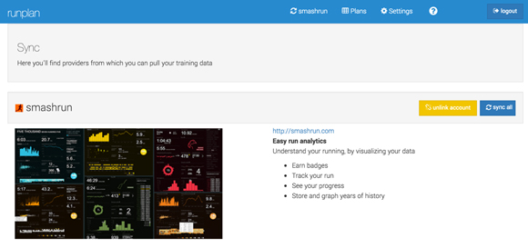 RunPlan Sync Setup