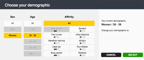 Choose Demographic